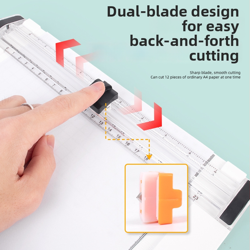 ZEQUAN Slidus popieriaus pjoviklis su plastikine baze