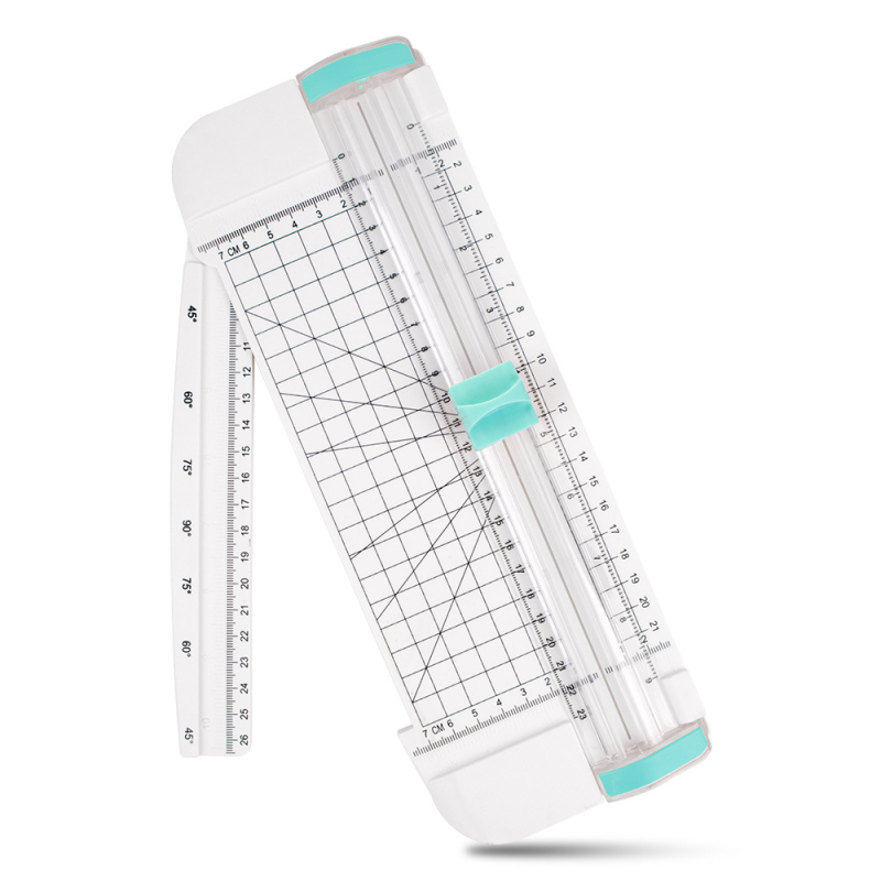 ZEQUAN Tăietor de hârtie glisant cu bază din plastic