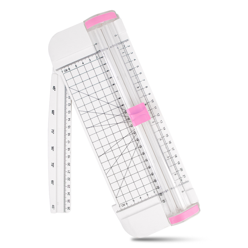 ZEQUAN Tăietor de hârtie glisant cu bază din plastic