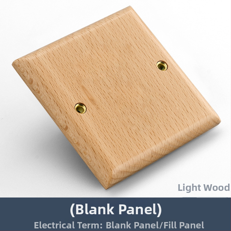 86 tipa sienas slēdzēja un kontaktpaneļa no masīvkoka ar bronzas sviru, 10A/220V, 3C sertificēts