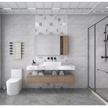 Márványhatású, mázas falicsempe, inkjet nyomtatás, konyhai használatra, korrózióálló, fényes felület