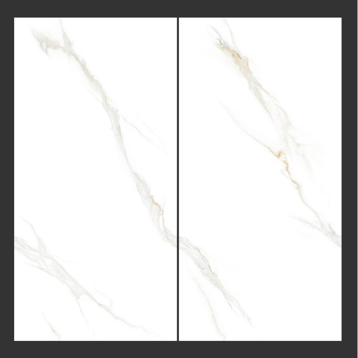 Márványhatású, mázas falicsempe, inkjet nyomtatás, konyhai használatra, korrózióálló, fényes felület