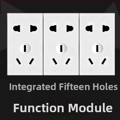 OWEISEN 118-tipa sienas kontaktu panelis, konfigurācijas 10/15/20 caurumiem, 3C sertifikāts, spriegums 50–440 V