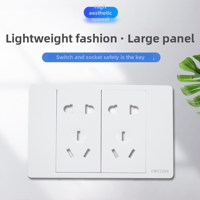 OWEISEN 118 tipo sieninis kištukinių lizdų skydelis, 10/15/20 skylės konfigūracijos, 3C sertifikatas, įtampa 50–440 V