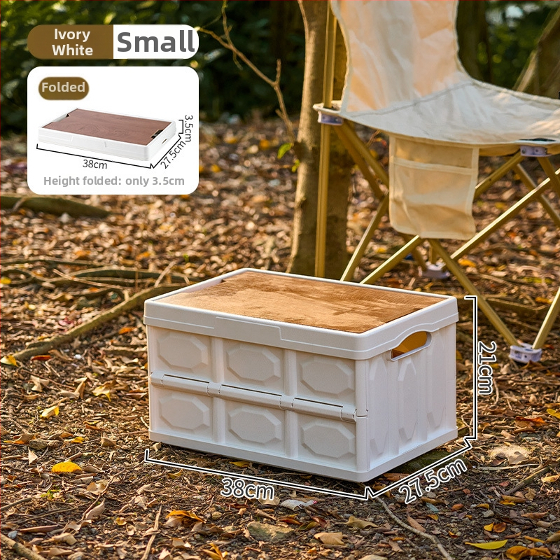 Sklopiva kutija za kampiranje – organizator prtljažnika automobila, PP plastika, kapacitet 20–30 L, sklopiva, prijenosna