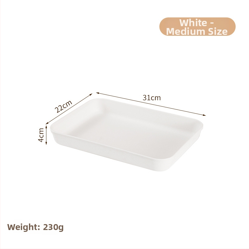 PP kvadratna pladnja – moderni minimalistički stil, nije prikladna za mikrovalnu pećnicu, mogućnost prilagodbe logom