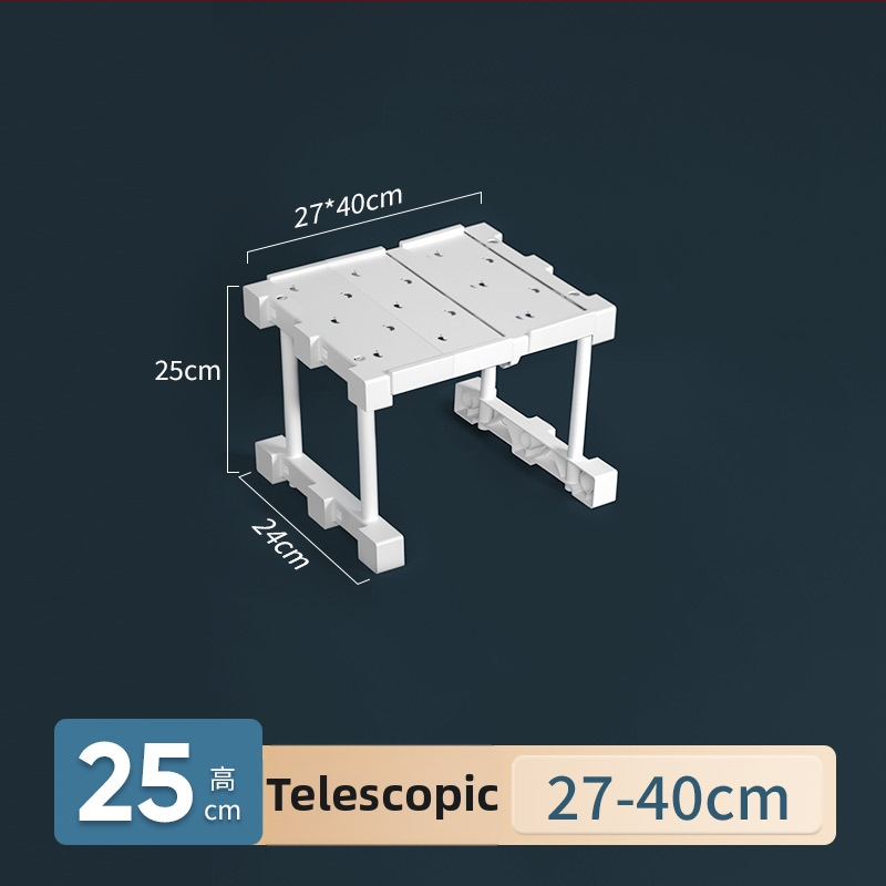 Plastikust garderoobi organiseerija 7 kihiga vaheseintega riiete ja kingade jaoks, laualine paigaldus