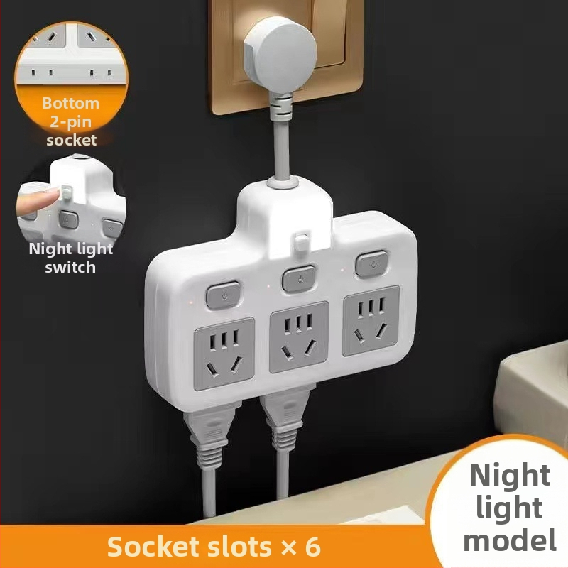 Hongting maitinimo juosta su kabeliu, 10A, 220-250V, 2500W, PVC korpusas, jungtis