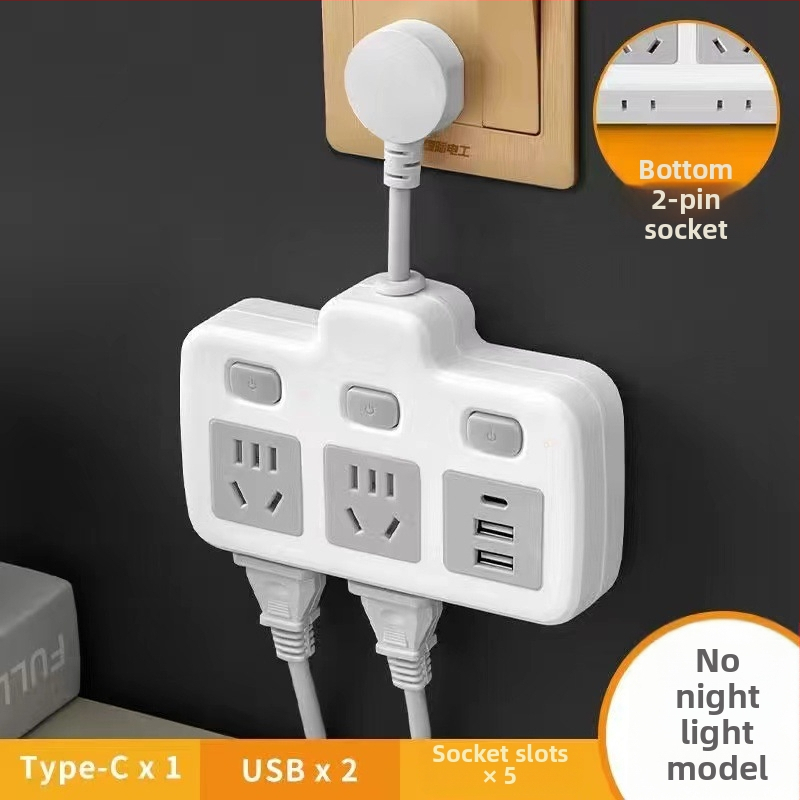 Hongting maitinimo juosta su kabeliu, 10A, 220-250V, 2500W, PVC korpusas, jungtis