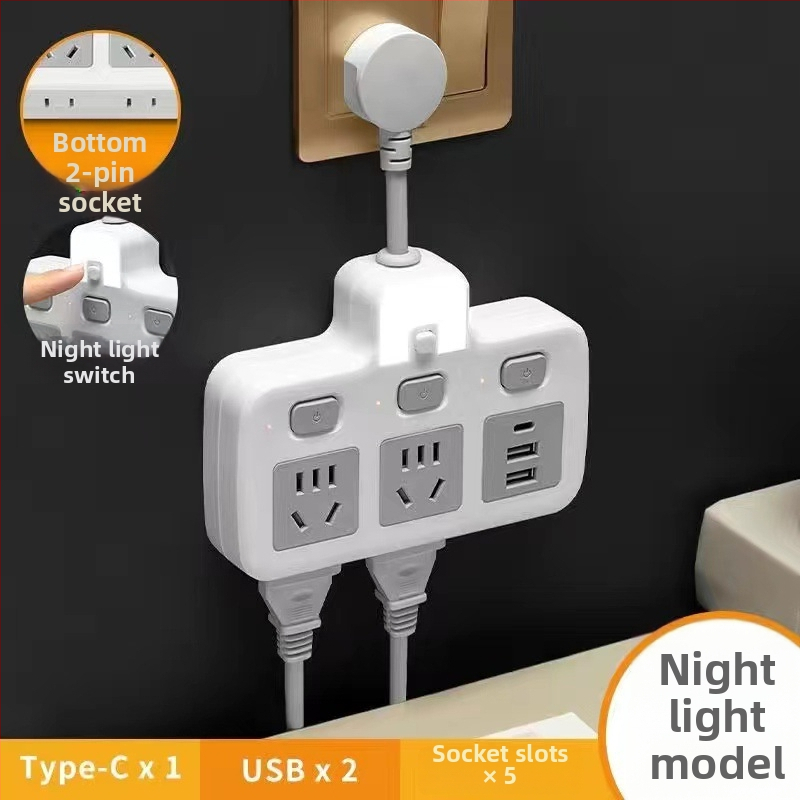 Hongting maitinimo juosta su kabeliu, 10A, 220-250V, 2500W, PVC korpusas, jungtis