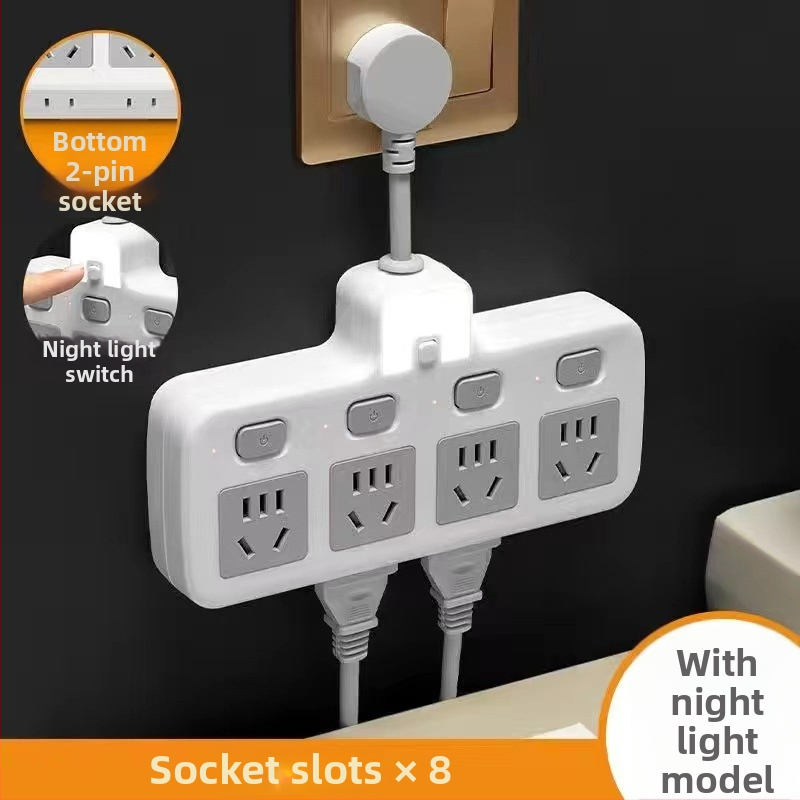 Hongting maitinimo juosta su kabeliu, 10A, 220-250V, 2500W, PVC korpusas, jungtis