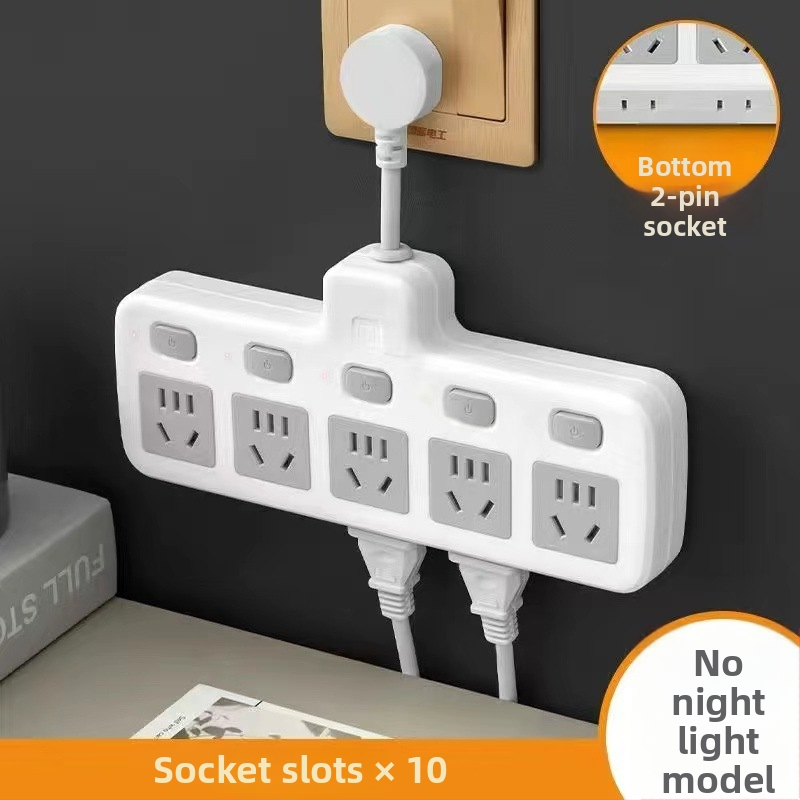 Hongting maitinimo juosta su kabeliu, 10A, 220-250V, 2500W, PVC korpusas, jungtis