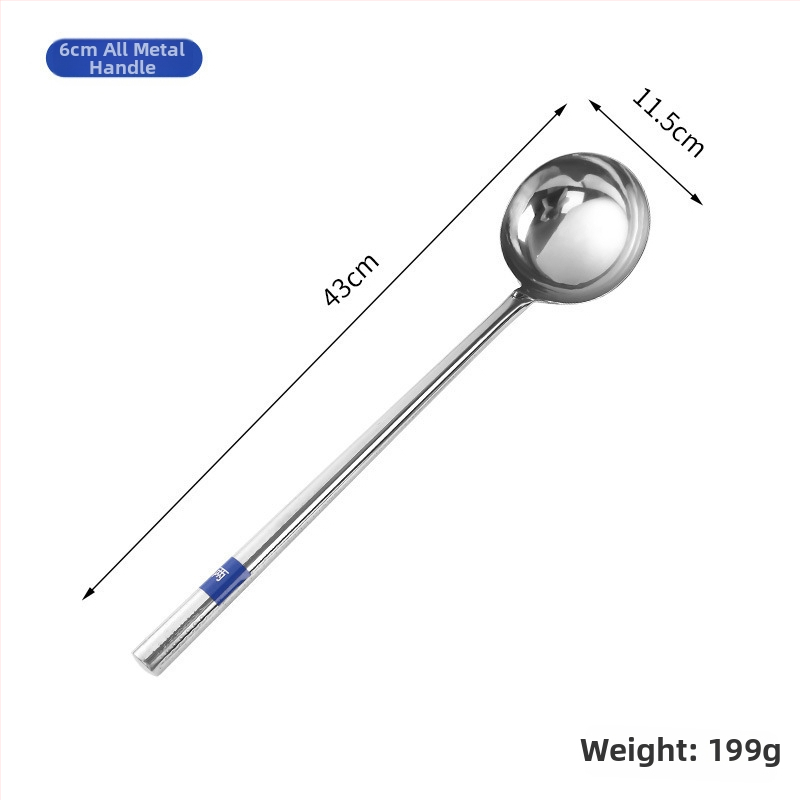 Nerezová lyžica na varenie s rukoväťou zo dreva alebo z nehrdzavejúcej ocele – protišmyková, moderný minimalistický štýl