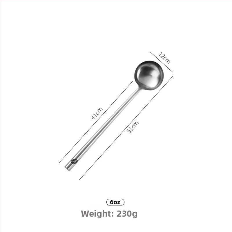 Nerezová lyžica na varenie s rukoväťou zo dreva alebo z nehrdzavejúcej ocele – protišmyková, moderný minimalistický štýl