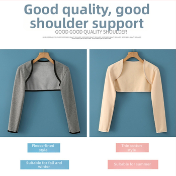 Fliisiga vooderdatud õlanuki padi, paks, puuvillane, soe täiskasvanutele