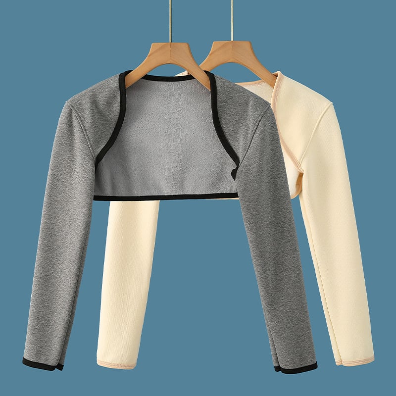 Fliisiga vooderdatud õlanuki padi, paks, puuvillane, soe täiskasvanutele