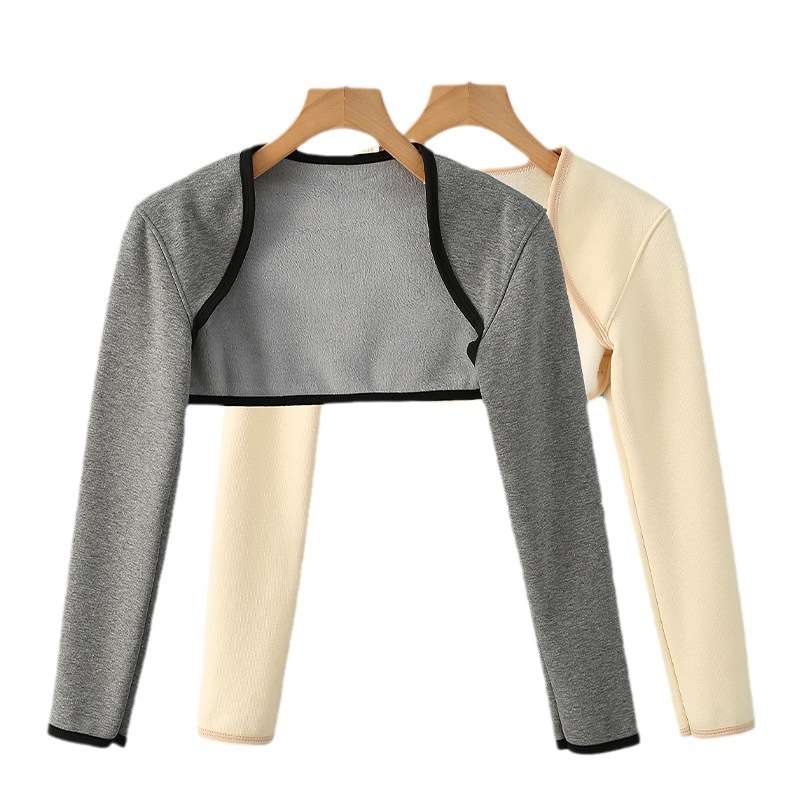 Fliisiga vooderdatud õlanuki padi, paks, puuvillane, soe täiskasvanutele