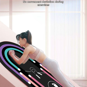 Saltea de yoga cu model geometric, groasă, absorbție a șocurilor, antiaderentă, izolare fonică; material: mătase