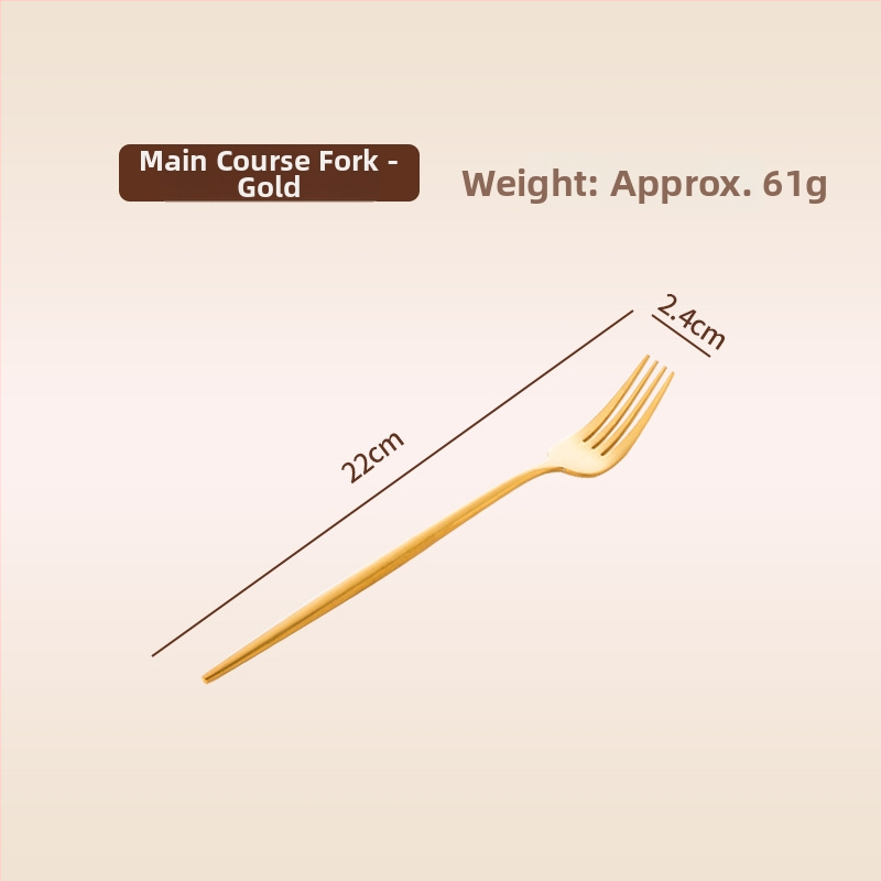 Thread Rabbit Sada nožov, vidličiek a lyžíc z 304 nerezovej ocele — zrkadlové leštenie, jednofarebný dizajn, moderný minimalistický štýl