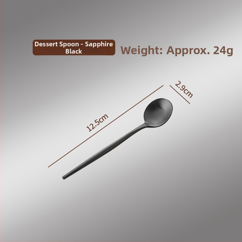 Thread Rabbit Sada nožov, vidličiek a lyžíc z 304 nerezovej ocele — zrkadlové leštenie, jednofarebný dizajn, moderný minimalistický štýl