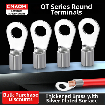 OT4-5 crimp terminal, okrugla gola glava, O-typ, otvoren nos