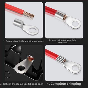 OT4-5 crimp terminal, okrugla gola glava, O-typ, otvoren nos