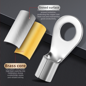 OT4-5 crimp terminal, okrugla gola glava, O-typ, otvoren nos