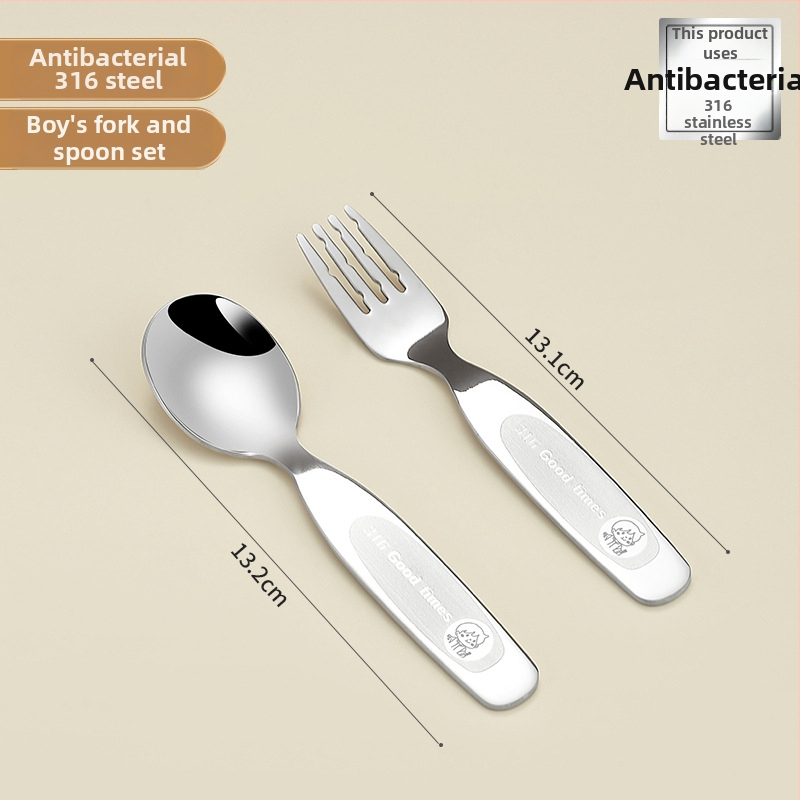 Detská miska na polievku z 316 nerezovej ocele s pokrievkou, dvojvrstvová, s dvoma uchami, nie je vhodná do mikrovlnky