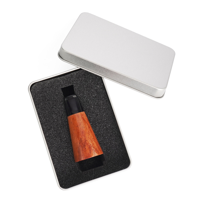 Аксесоар за филтриращ устник за пури, преносим комплект с тип циклична примка, розово дърво, 30–54 пръстена, MUXIANG