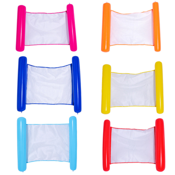 Infkelukeya φουσκωτός αιώρα με δίχτυ, πτυσσόμενη πλάτη, διπλής χρήσης ως επιπλέων καναπές/κρεβάτι για θαλάσσια διασκέδαση, φιλικό προς το περιβάλλον PVC