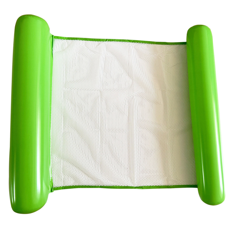 Infkelukeya φουσκωτός αιώρα με δίχτυ, πτυσσόμενη πλάτη, διπλής χρήσης ως επιπλέων καναπές/κρεβάτι για θαλάσσια διασκέδαση, φιλικό προς το περιβάλλον PVC