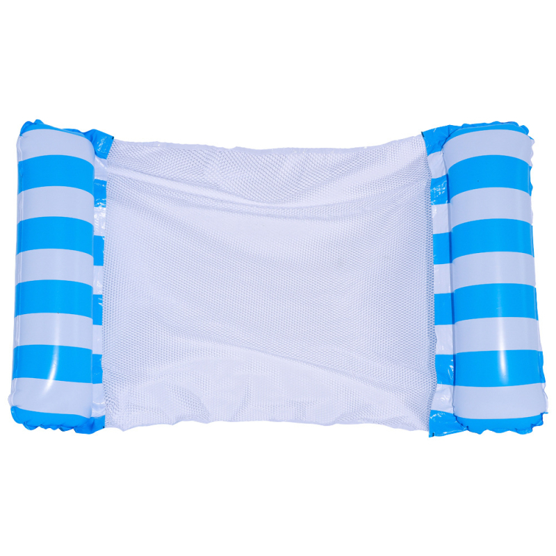 Infkelukeya φουσκωτός αιώρα με δίχτυ, πτυσσόμενη πλάτη, διπλής χρήσης ως επιπλέων καναπές/κρεβάτι για θαλάσσια διασκέδαση, φιλικό προς το περιβάλλον PVC