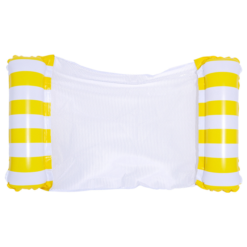 Infkelukeya φουσκωτός αιώρα με δίχτυ, πτυσσόμενη πλάτη, διπλής χρήσης ως επιπλέων καναπές/κρεβάτι για θαλάσσια διασκέδαση, φιλικό προς το περιβάλλον PVC