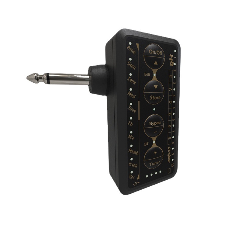 Vezeték nélküli gitártanulóeszköz, CUVAVE H8, műanyagból, mini kompakt méretű, alkalmas zenei hangszerhez, tánc előadásokhoz és helyszíni szórakoztatáshoz