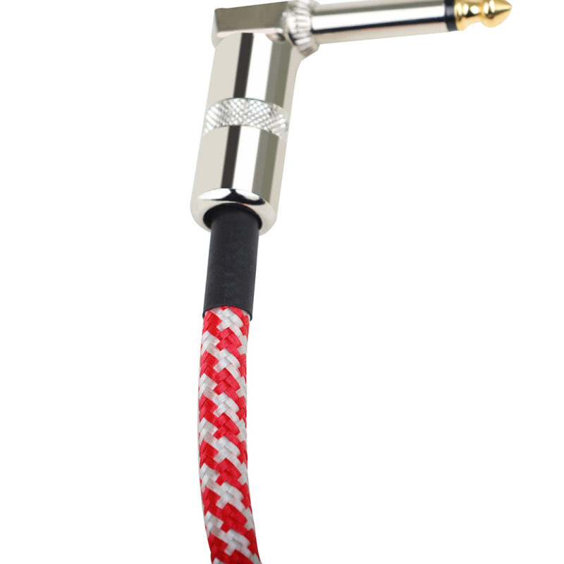 Cablu pentru chitară GT-68, împletit, 3 buc., pentru chitară electrică și bas, construcție din nylon/PU/cupru