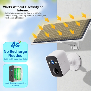 Gudra kamera ar 16 mm platleņķa objektīvu, 5MP izšķirtspēja, ārējai lietošanai, attālināta vadība ar mobilo lietotni, nakts redze