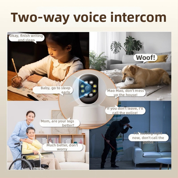 Gudra bezvadu kamera 1080p, 4G bez datiem, Nakts redzamība, Vadība ar mobilo lietotni, Iekštelpu izmantošana