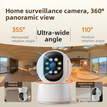 Gudra bezvadu kamera 1080p, 4G bez datiem, Nakts redzamība, Vadība ar mobilo lietotni, Iekštelpu izmantošana