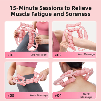 Guipaishi masáž na nohy s ABS valčekom a kruhovým klipom pre zoštíhlenie stehien a uvoľnenie svalov nôh — Joga doplnky