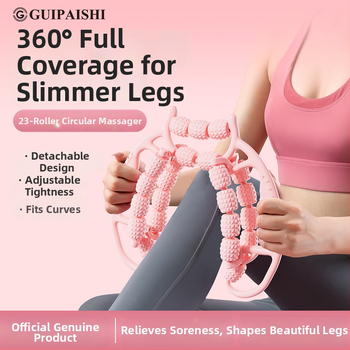 Guipaishi masáž na nohy s ABS valčekom a kruhovým klipom pre zoštíhlenie stehien a uvoľnenie svalov nôh — Joga doplnky