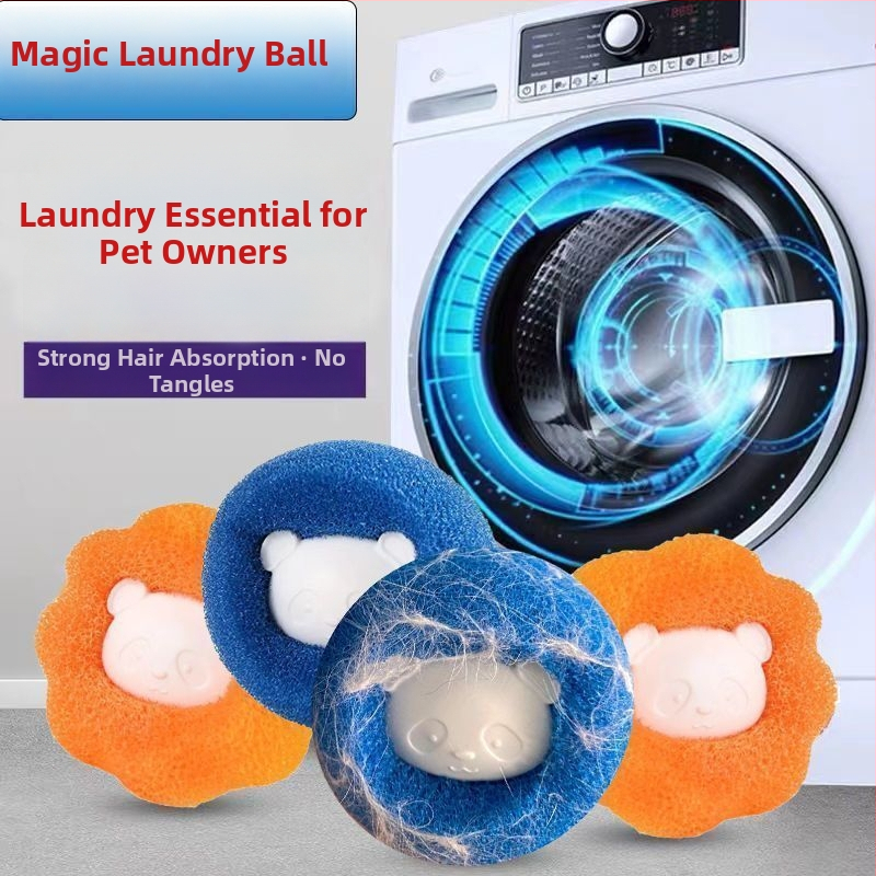 Mazgāšanas mašīnas pūku noņemšanas bumba - sūklis materiāls, zīmols Jiawei, modelis NZ12345, kategorija Lint Roller / Hair Remover