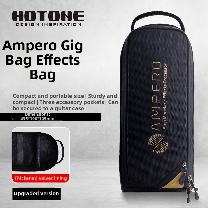 Чанта за педали Ampero II Stage One – Hotone, износоустойчива външна материя, модел Ampero II Stage One, пакет за ефектори