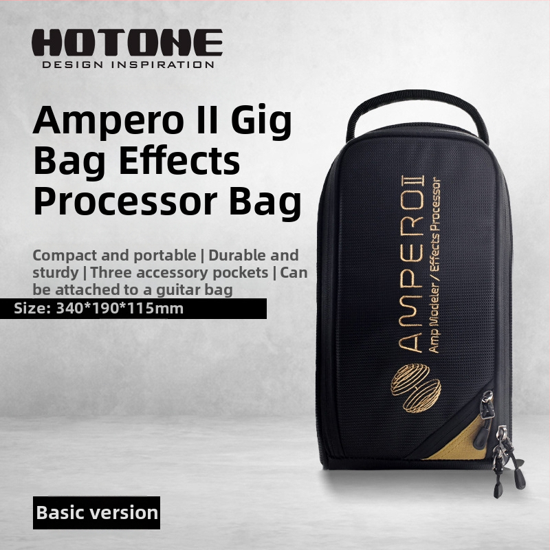 Чанта за педали Ampero II Stage One – Hotone, износоустойчива външна материя, модел Ampero II Stage One, пакет за ефектори
