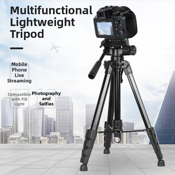 Sinoni 3605 5-segmentu statīvs ar 3D PTZ, alumīnija sakausējums + ABS, ātrās atbrīvošanas plāksne, 5 kg slodze, galda statīvs mobilajai tiešraidei