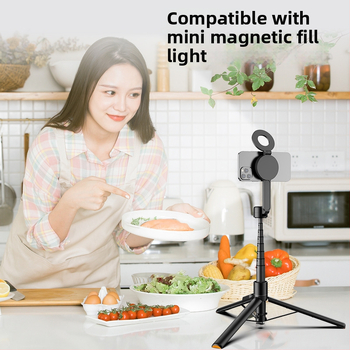 Magnetinė selfies lazdelė su telefono trikojų laikikliu, Bluetooth, nuotolinio valdymo įtraukta, pritaikomas, nešiojamas, ištraukiamas