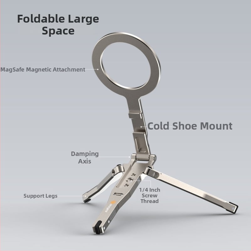 Worker zzw438 MagSafe държач за телефон, надглавен сгъваем триъгълен дизайн, пластмасов, персонализируем