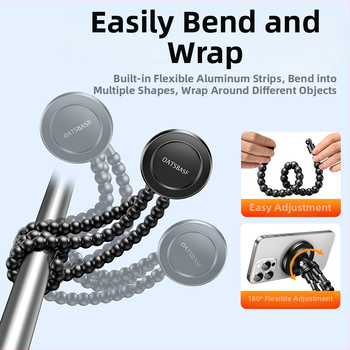 Paifan išmaniojo telefono laikiklis tiesioginiam transliavimui, lydinys+ABS, universalus, palaiko pritaikymą