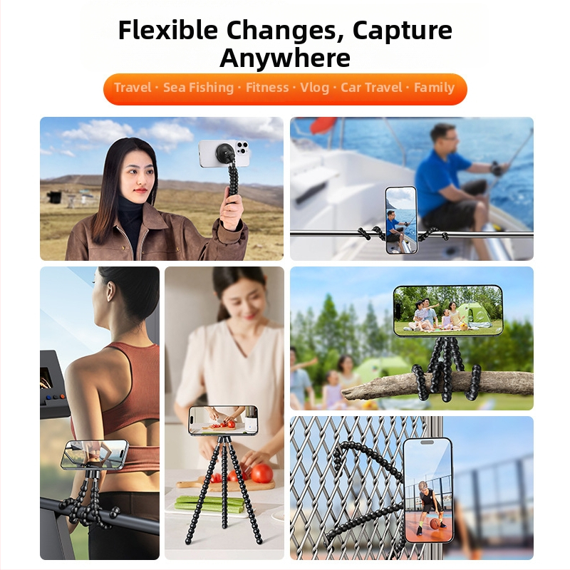 Paifan držiak na telefón pre živé vysielanie, zliatina+ABS, univerzálny, podpora prispôsobenia