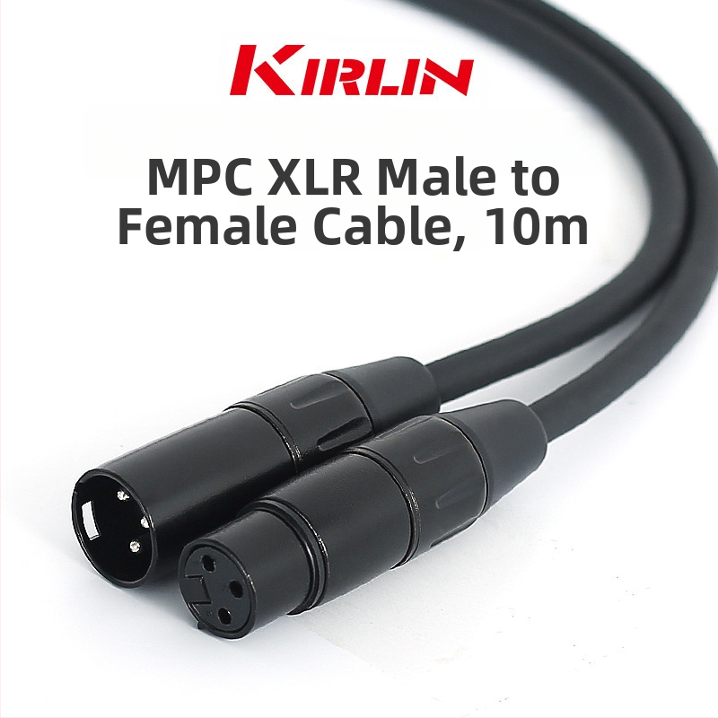 KIRLIN Mūzikas instrumenta kabelis MP-481PR/MP-482PR Gitārām un Mikrofona savienojumiem