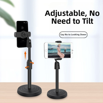 Stalo telefono laikiklis su planšetiniu palaikymu, Bluetooth Selfie, teleskopinė reguliacija, plastikas — Fan Ling